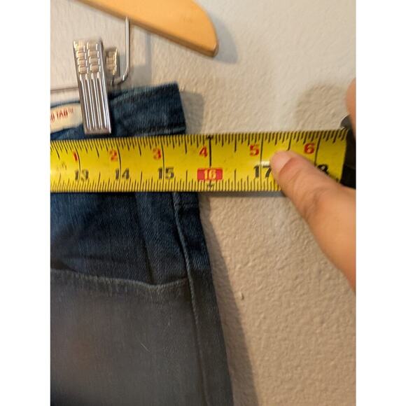 Vintage Levis Womens Dark Wash High Rise Straight Leg Jeans Size 30 X M - Picture 7 of 10